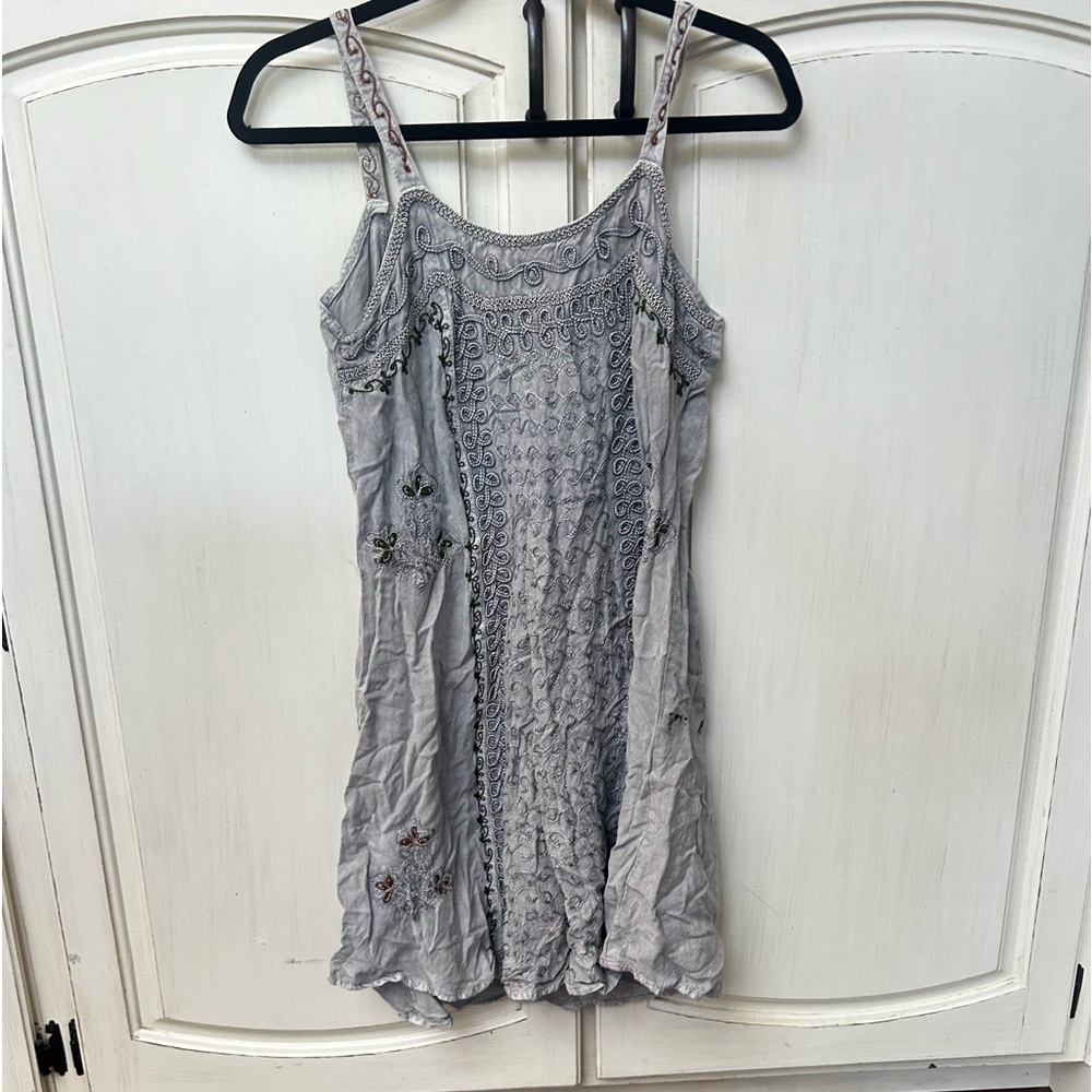 Dainty One of a Kind Dress with embroidery